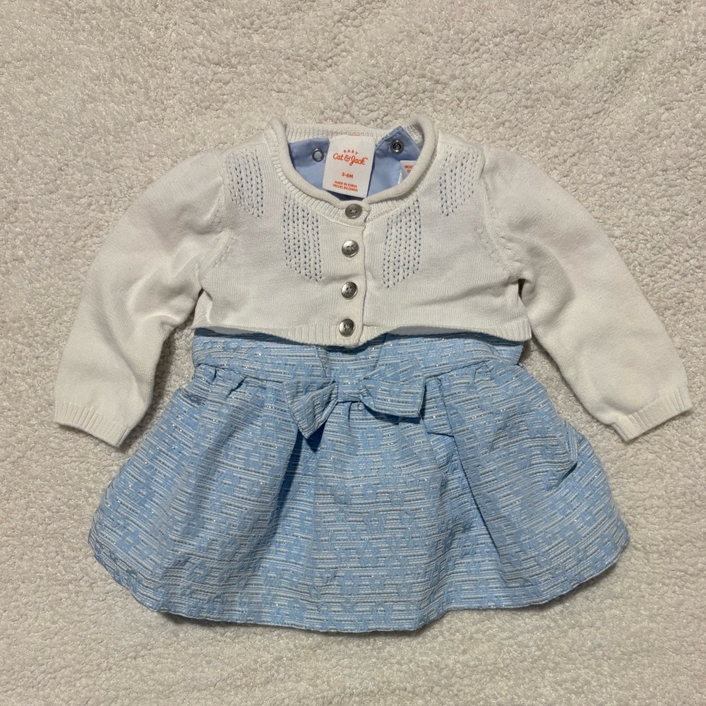 3-6 month old Baby Girl Holiday Outfit